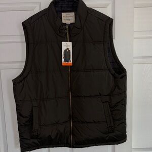 Weatherproof Men's Dark Gray Quilted Vest